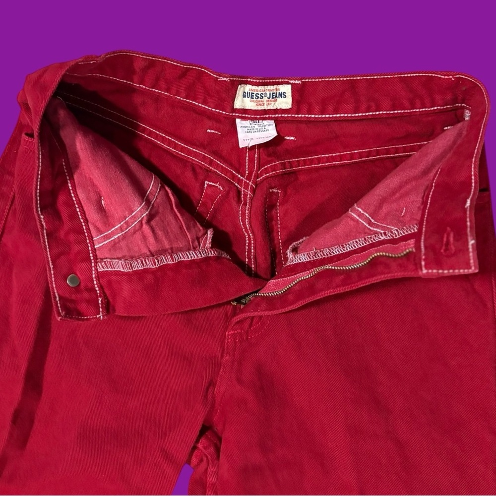 90s Guess Jeans (Red) - Picture 6 of 6